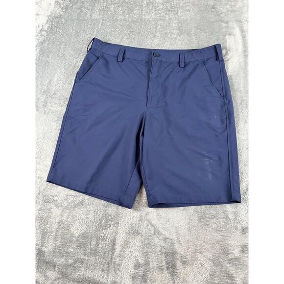 Men’s Under Armour Blue Golf Shorts Size 38 Excellent Condition - Picture 1 of 7